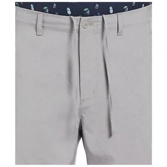 NWT Nicklaus Golf Shorts Heather Gray Elastic Drawstring Size 38 - Picture 2 of 8